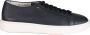 Santoni Sneakers van gestructureerd leer met uitneembare zool Blauw Heren - Thumbnail 1