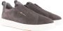 Santoni Heren suède sneaker Gray Heren - Thumbnail 1
