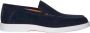 SANTONI Instappers Heren Botanist Maat: 10 5 Materiaal: Suède Kleur: Blauw - Thumbnail 1