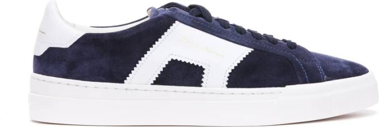 Santoni Sneakers Blauw Heren