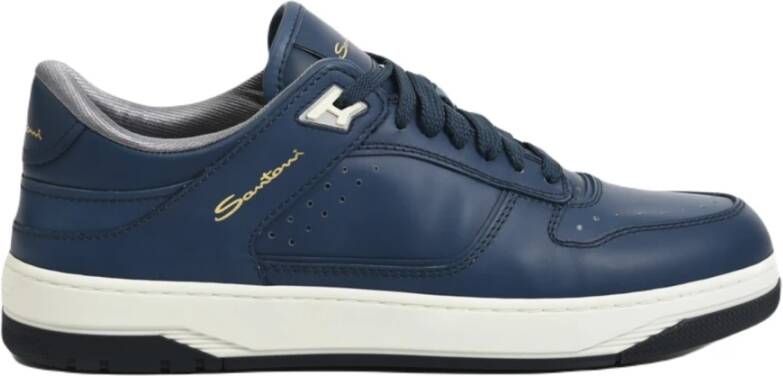 Santoni Sneakers Blue Heren