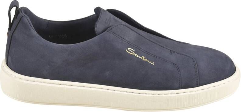 Santoni Sneakers Blue Heren