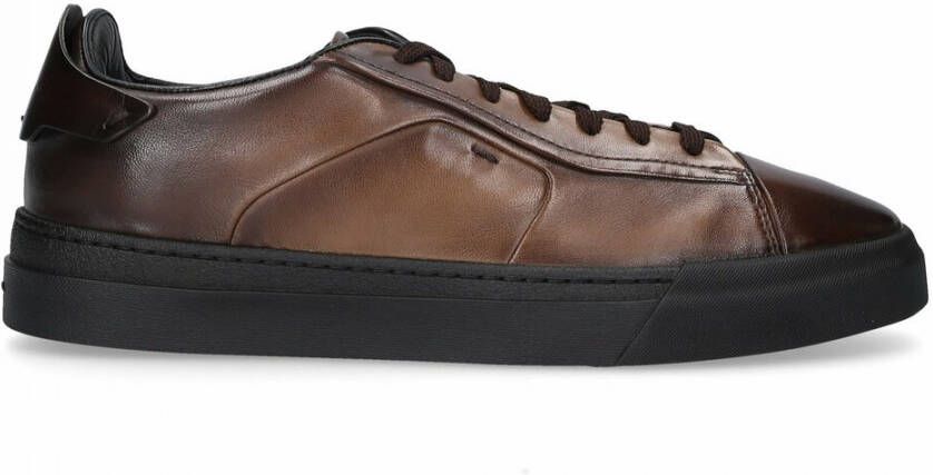Santoni Sneakers low 21554 Kalbsleder Bruin Heren