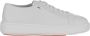 Santoni Witte Leren Veterschoenen White Dames - Thumbnail 2