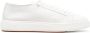 Santoni Italiaanse Leren Sneakers voor Heren White Heren - Thumbnail 5