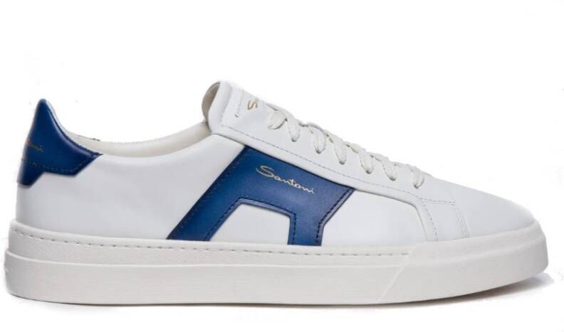 Santoni Fantastische sneakers met brede rubberen zool White Heren