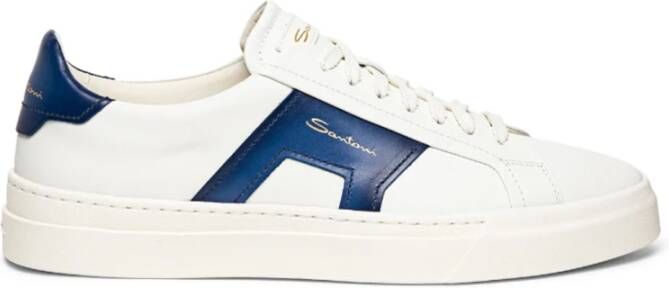 Santoni Fantastische sneakers met brede rubberen zool White Heren