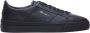 Santoni Heren leren dubbele gesp sneaker Black Heren - Thumbnail 1