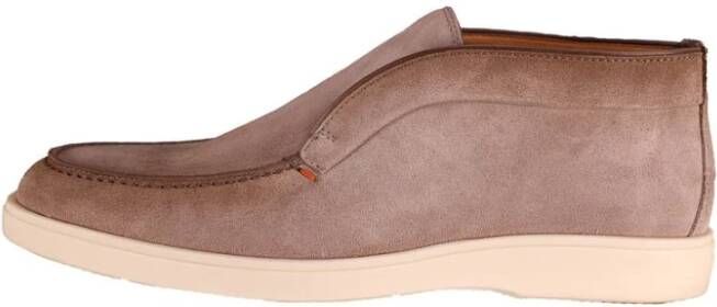 Santoni Tortora Desert Boot Stijlvol en Comfortabel Beige Heren