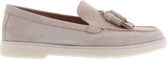 Santoni Stijlvolle Loafer met toegang Beige Dames