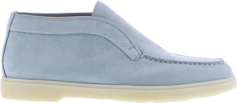 Santoni Stijlvolle Loafer Schoenen Blue Dames