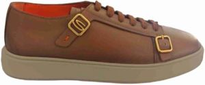 Santoni Stijlvolle Sneakers voor Mannen en Vrouwen Bruin Heren