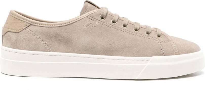Santoni Suède Leren Sneakers