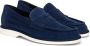 Santoni Suède loafer voor dames Blue Dames - Thumbnail 1