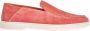 Santoni Suede Loafers Red Dames - Thumbnail 1