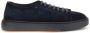 Santoni Suède Low-Top Sneakers met Leren Accenten - Thumbnail 1