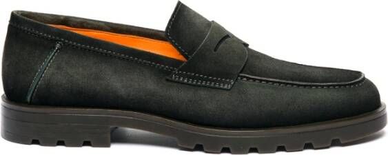 Santoni Suède Mocassin