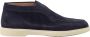 Santoni Suède Slip-on Enkellaars - Thumbnail 1