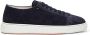 Santoni Suede Sneaker Blue Heren - Thumbnail 1