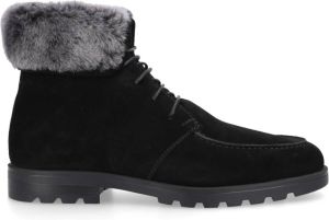 Santoni Winterlaarzen voor heren Stijlvol en warm Zwart Heren