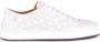 Santoni Witte leren instap sneakers White Heren - Thumbnail 1