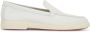 Santoni Witte leren instaploafers - Thumbnail 1