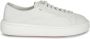 Santoni Witte Leren Sneakers met Voorsluiting White Dames - Thumbnail 1