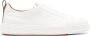 Santoni Witte Leren Slip-On Sneakers White Heren - Thumbnail 1