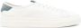 Santoni Witte Leren Sneaker - Thumbnail 1
