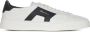 Santoni Witte Leren Sneakers met Dubbele Gesp Detail White Heren - Thumbnail 5