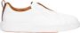 Santoni Witte Slip-On Sneakers met Tan Detail White Heren - Thumbnail 15