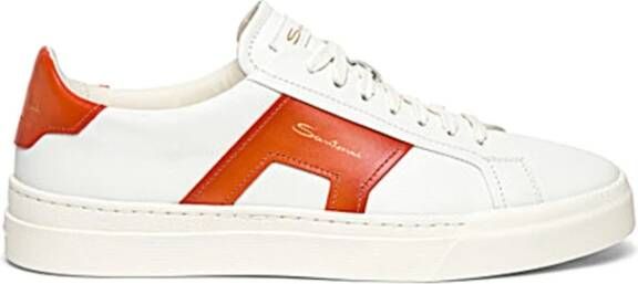 Santoni Fantastische sneakers met brede rubberen zool White Heren