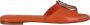 Santoni Zomerse Stijl Sliders Orange Dames - Thumbnail 1