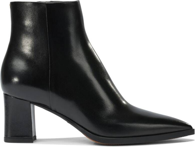 Santoni Zwarte enkellaarzen voor vrouwen