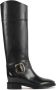 SANTONI Hoge Laarzen Dames Wshm70235bj2b Maat: 39 Materiaal: Leer Kleur: Zwart - Thumbnail 1
