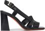 Santoni Zwarte Leren Sandalen voor Vrouwen - Thumbnail 1