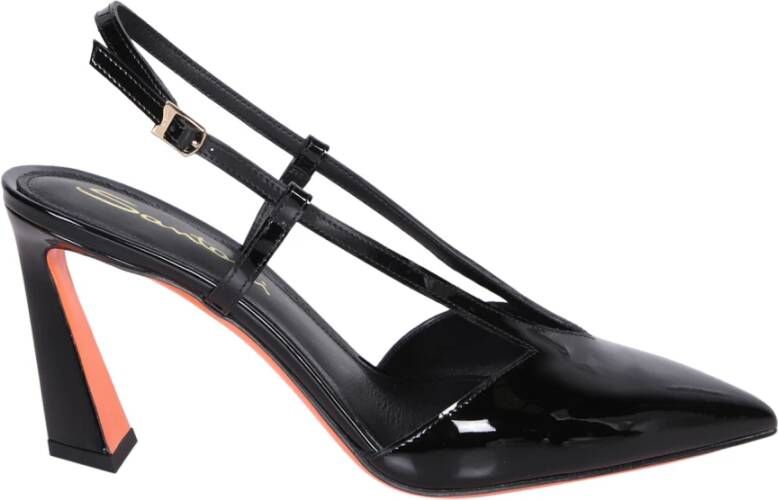 Santoni Zwarte Pumps Schoenen voor Vrouwen Black Dames
