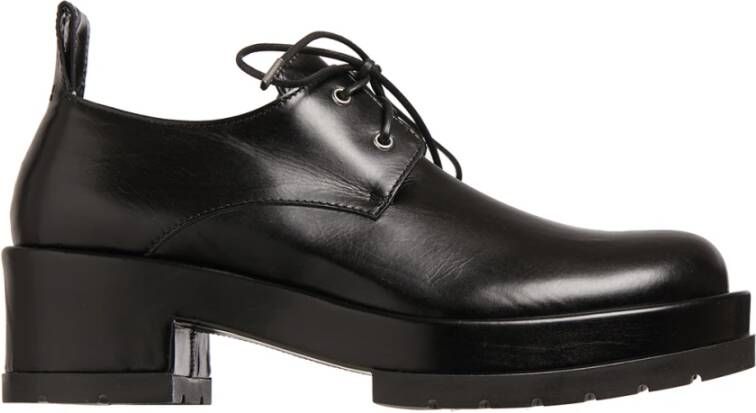 Sapio Leren Derby Schoenen Black Dames