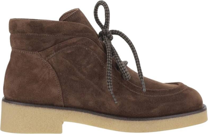 Sartore Bruine Suède Veterschoenen