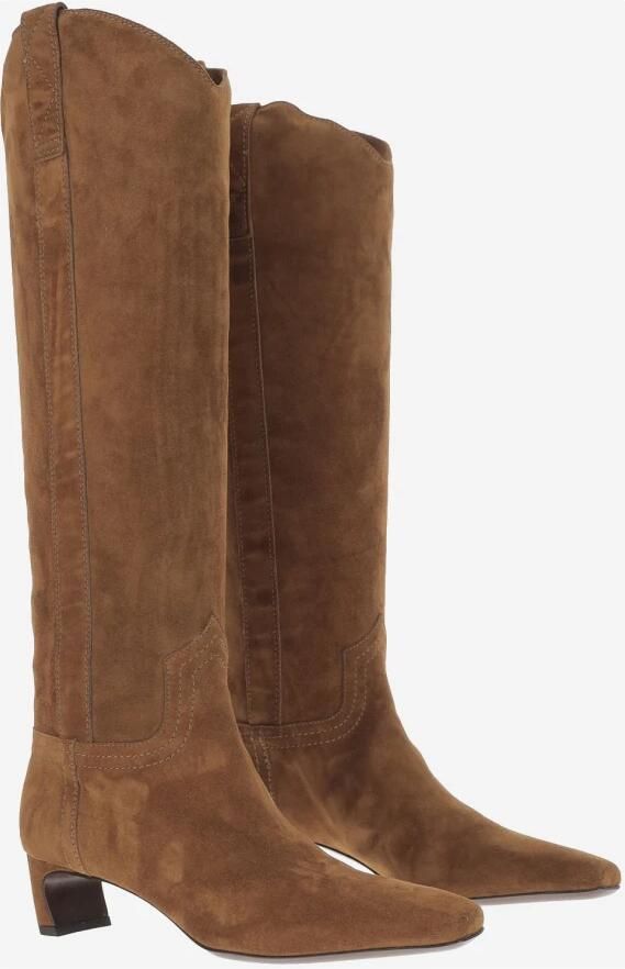 Sartore Bruine Suède Kniehoge Laarzen