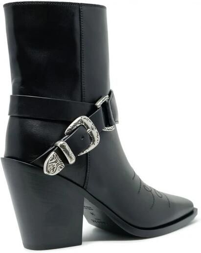 Sartore Women's Shoes Ankle Boots Black Noos