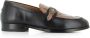 Sartore Zwarte leren sandalen met decoratieve gesp - Thumbnail 1