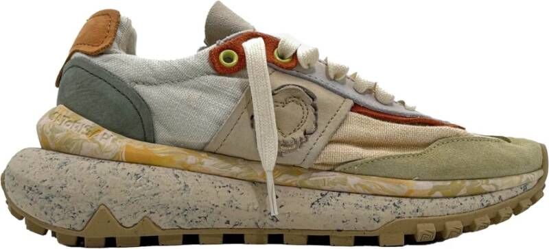 Satorisan Beige Dharma Sneakers Lente Zomer 2024 Multicolor Dames