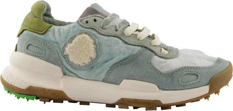 Satorisan Camo Linnen Jade Sneakers