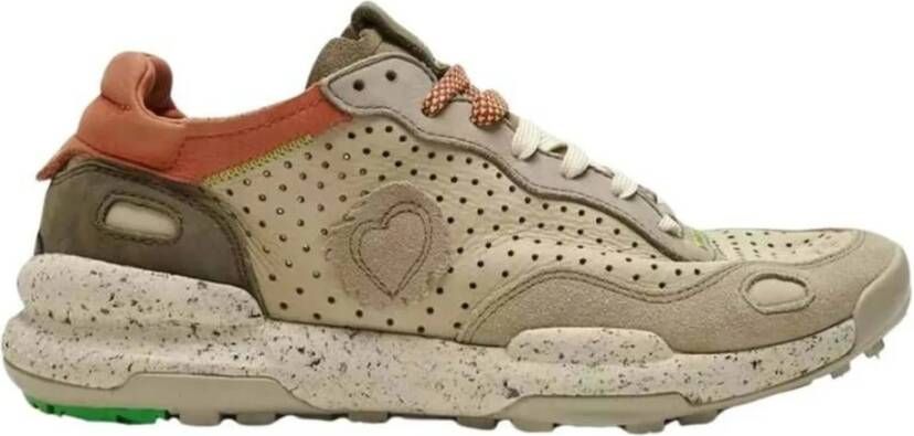 Satorisan Chacrona Laser Premium Sneakers Beige Heren