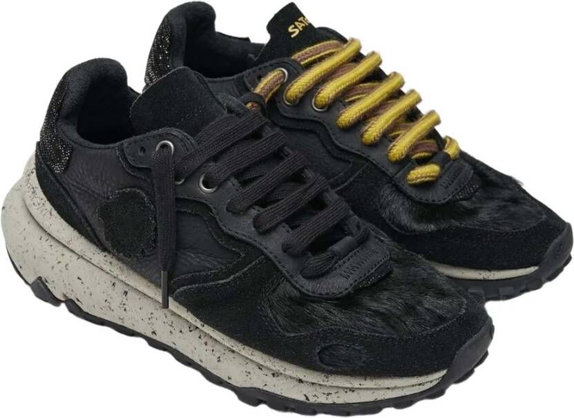 Satorisan Chacrona Metta Premium Sneakers Black Dames