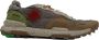 Satorisan Chacrona Linen Casual Sneakers Mannen Vintage Leer en linnen Sneakers Kleur Faded Chestnut - Thumbnail 2