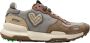 Satorisan Chacrona Premium Casual Sneakers Vrouwen Vintage Leer Sneakers Kleur Rocky Loden - Thumbnail 2
