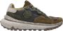Satorisan Chacrona Metta Buckingham Casual Sneakers Mannen Vintage Leer Sneakers Kleur Dark Olive - Thumbnail 8