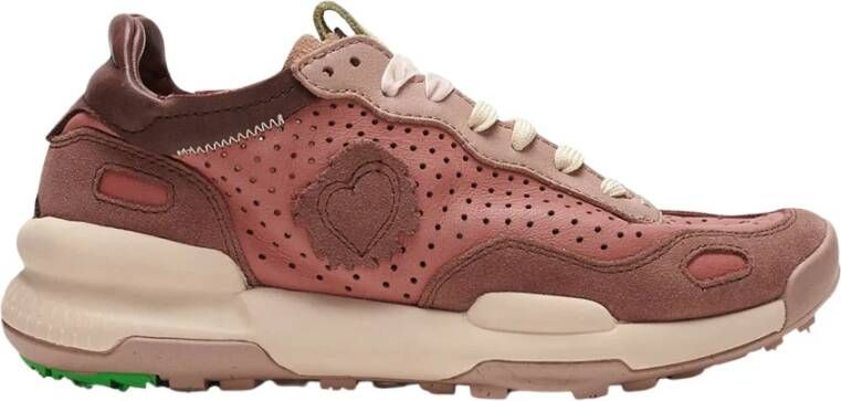 Satorisan Jungle Leaf Cross Trainer Pink Dames